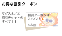 割引クーポン　マグスミノエ割引チケットのすべて！